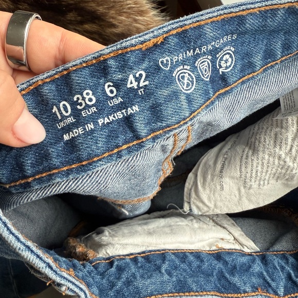 Primark Dark Blue Women's Barrel Cut Jeans - Picture 2 of 8